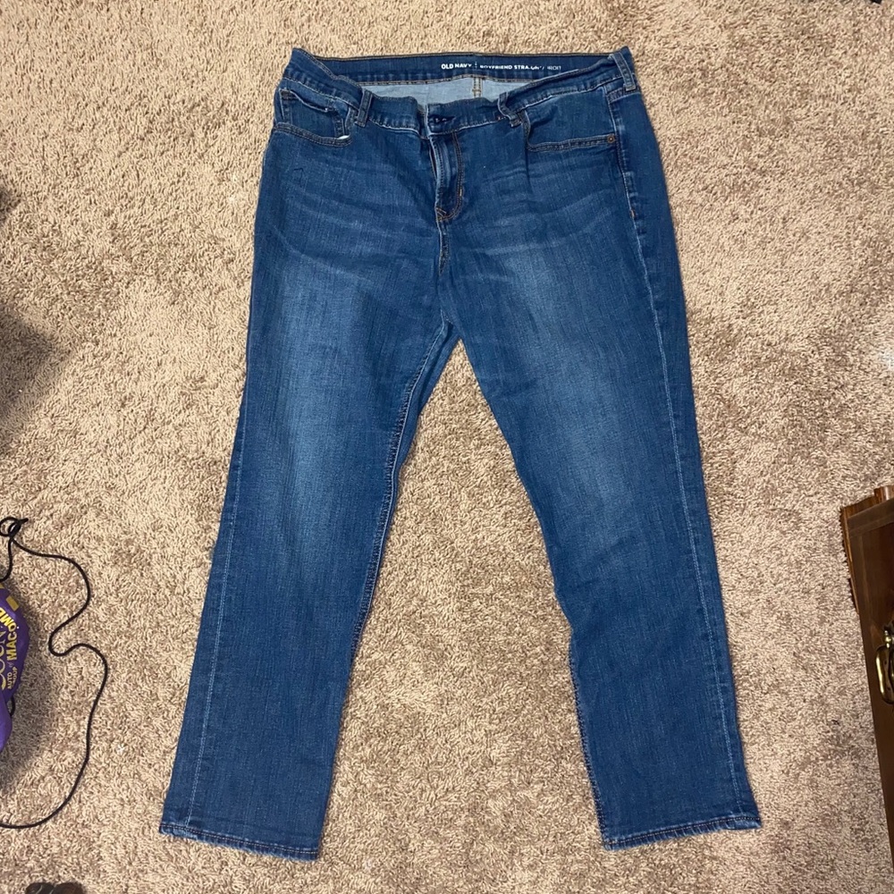 Old Navy boyfriend straight denim jeans